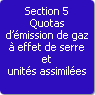 Section 5. Quotas d'mission de gaz  effet de serre et units assimiles