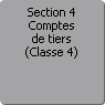 Section 4. Comptes de tiers (Classe 4)